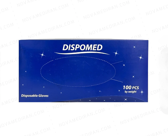 دستکش ونیل دیسپومد بسته 100 عددی